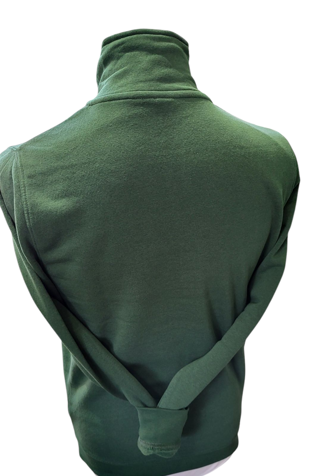 1/2 Zip Bottle Green