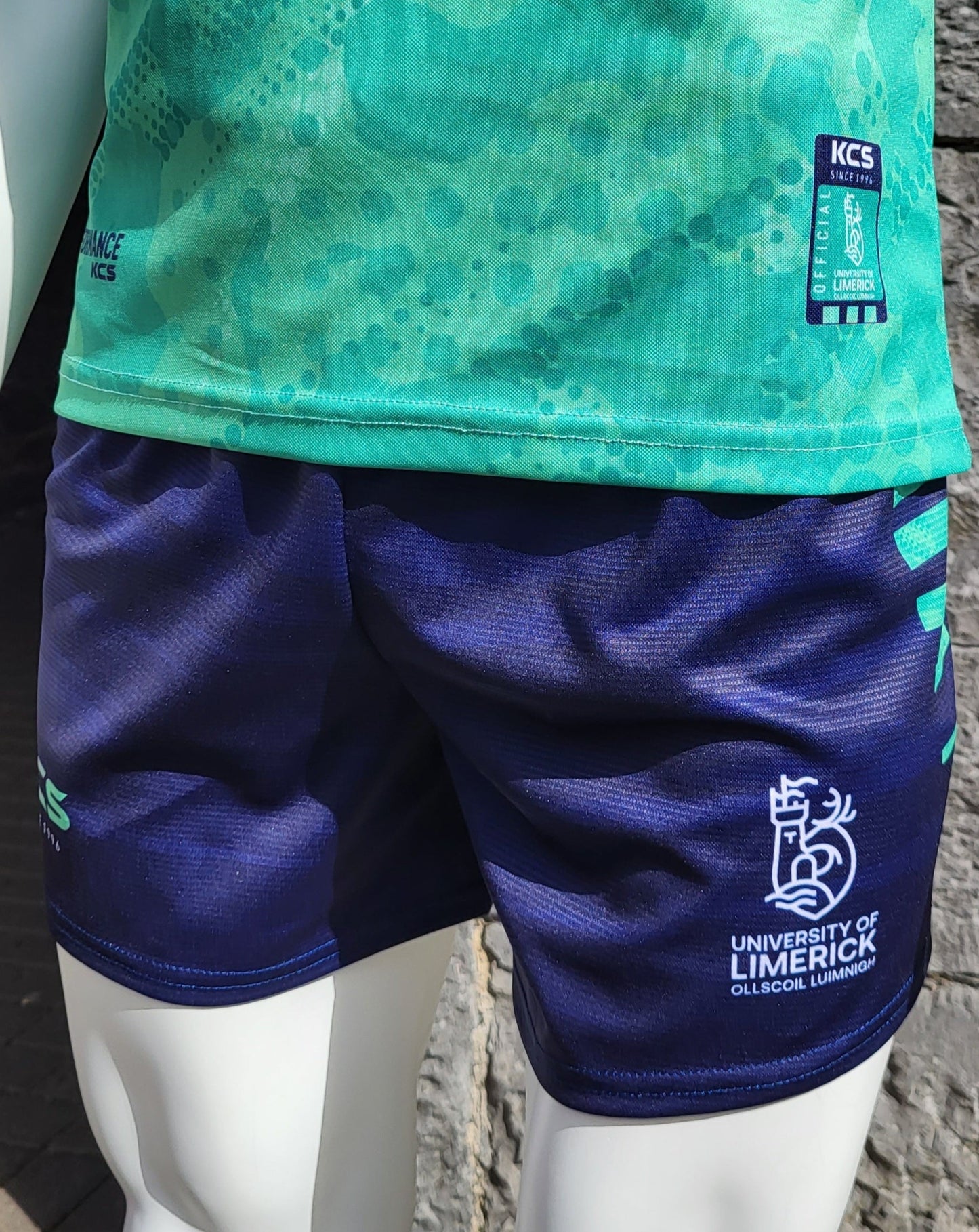New 2023 KCS Range GAA Shorts Navy/Green