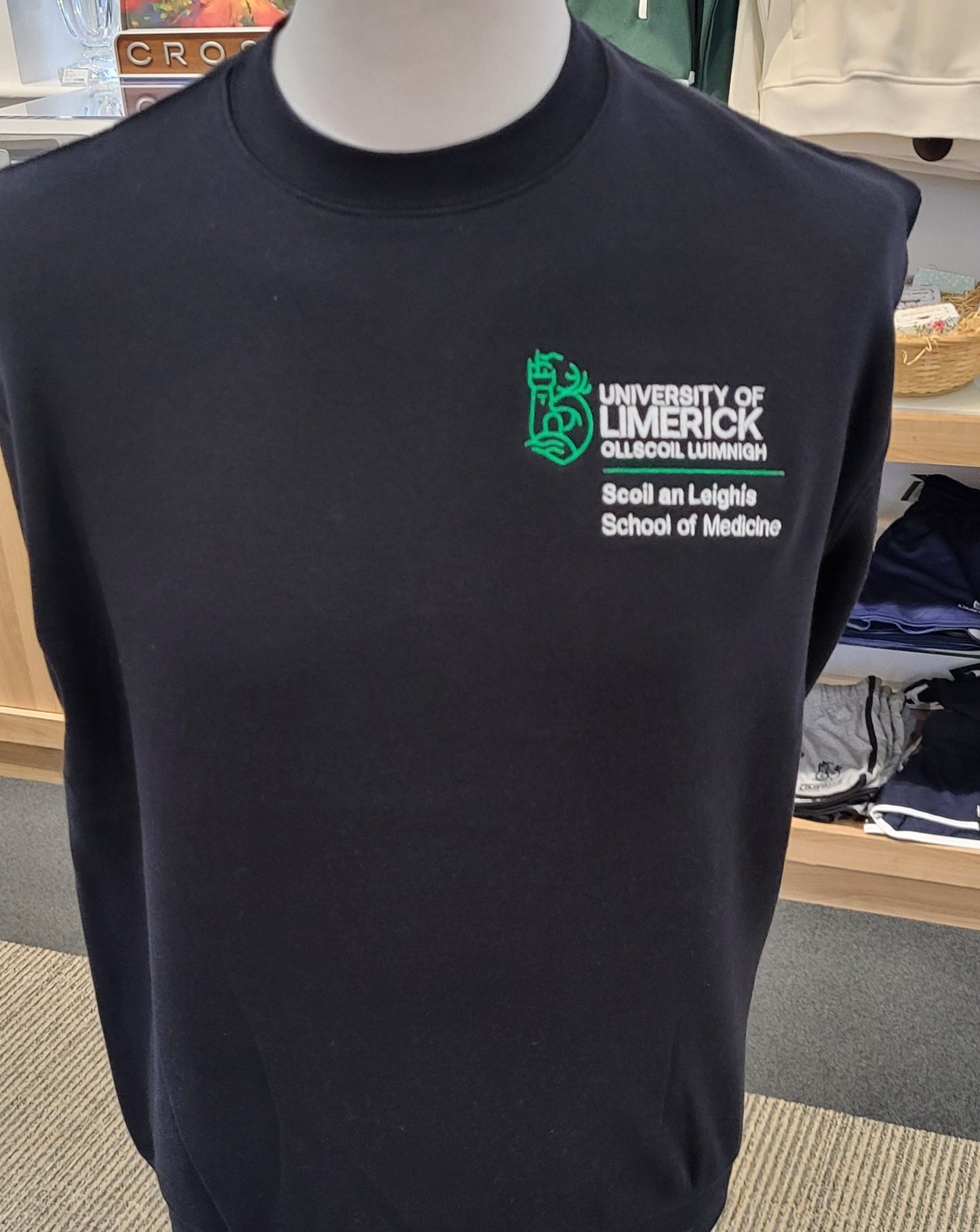 School of Medicine Black Crew Sweatshirt