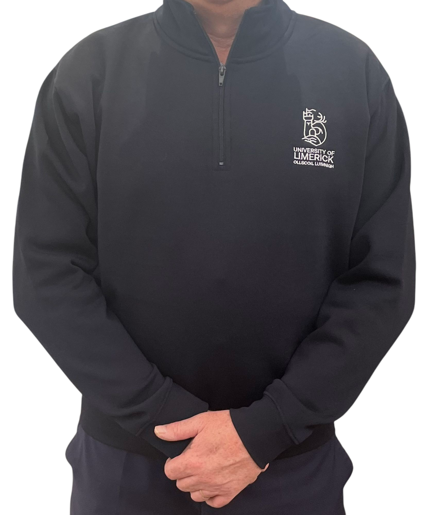 1/2 Zip in Navy with UL Logo