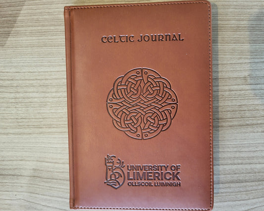 Celtic Tan Leather UL Embossed Journal