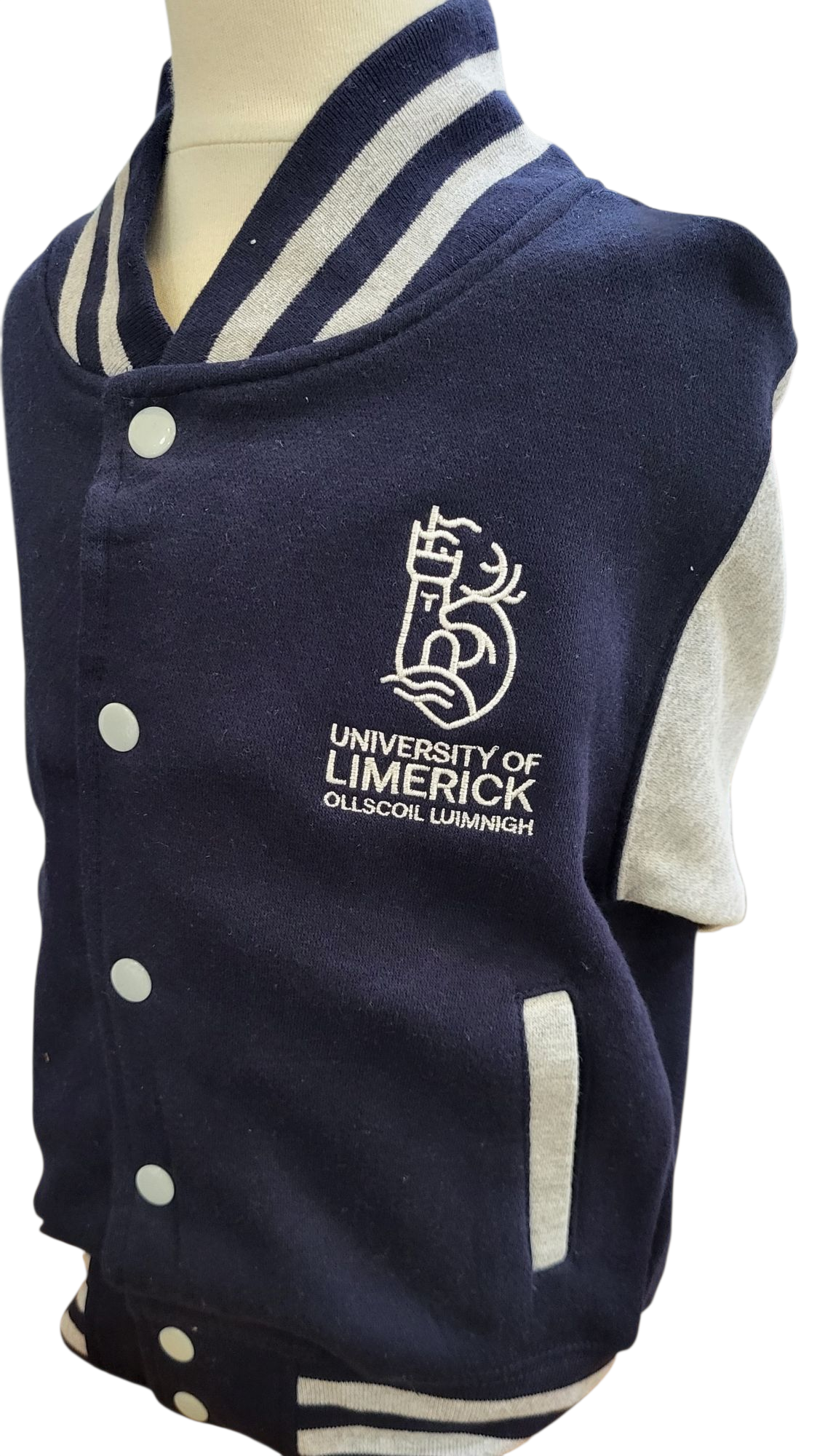 Children's Varsity Jacket in Navy