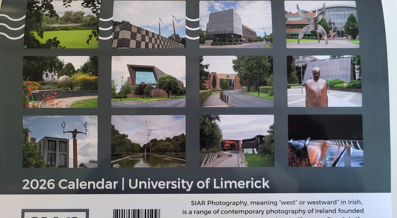 2026 UL Exclusive Calendar University of Limerick Visitor Centre Store