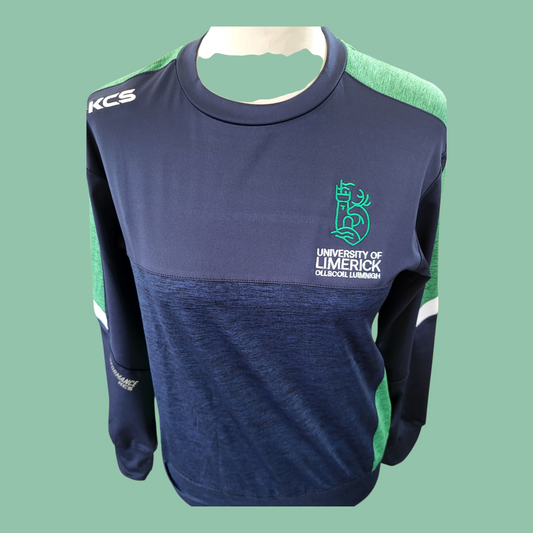 Helios Marine/ Green Sports Sweatshirt  Unisex KC Sports Brand
