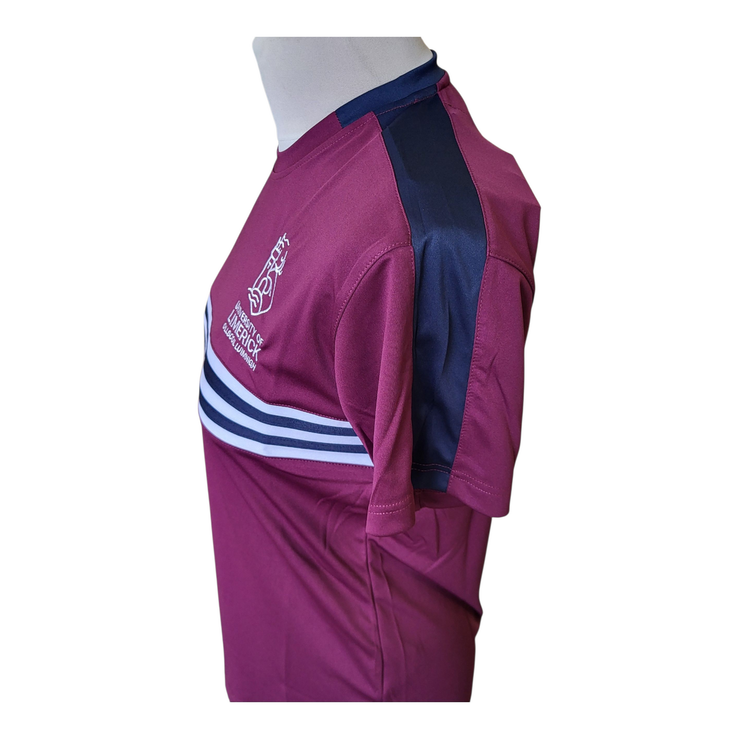 Dromore Training Tee Shirt Maroon/Navy/White O'Neill's (Unisex)