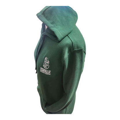 Bottle Green Full Zip Hoodie