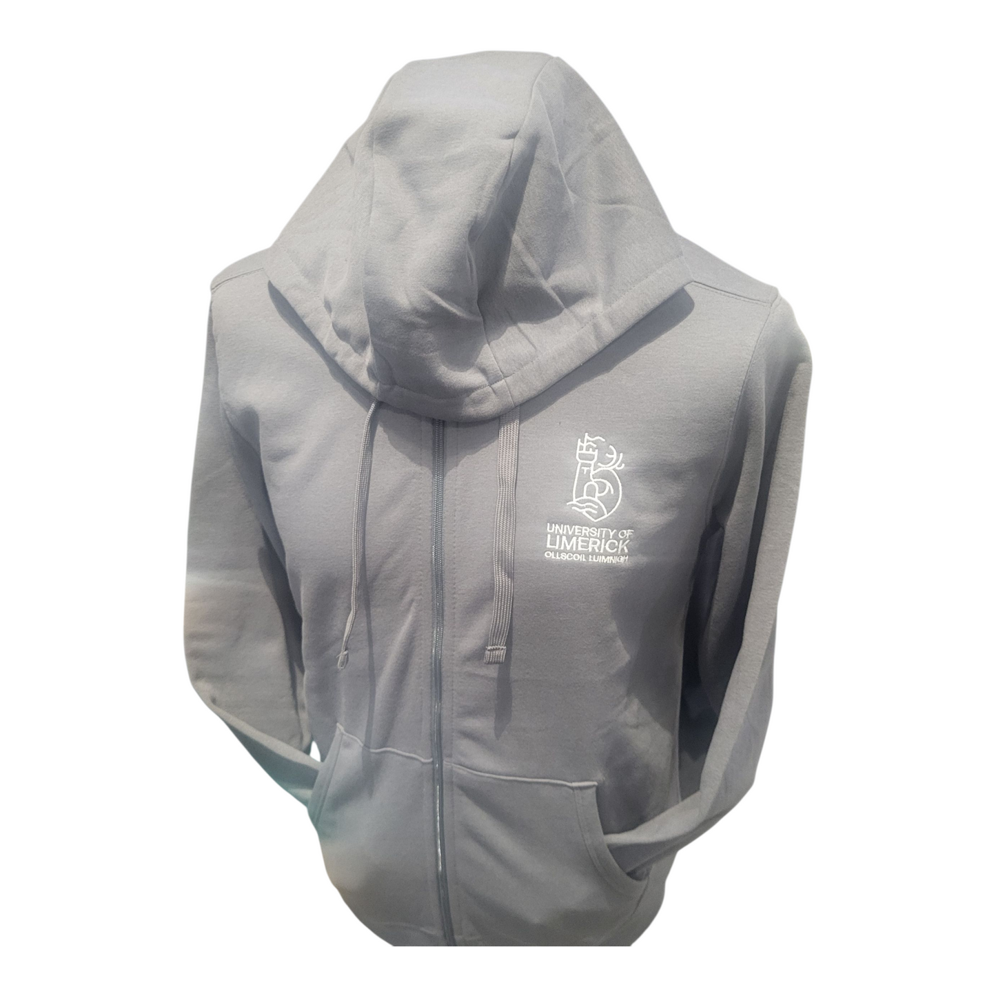 Grey Full Zip Hoodie