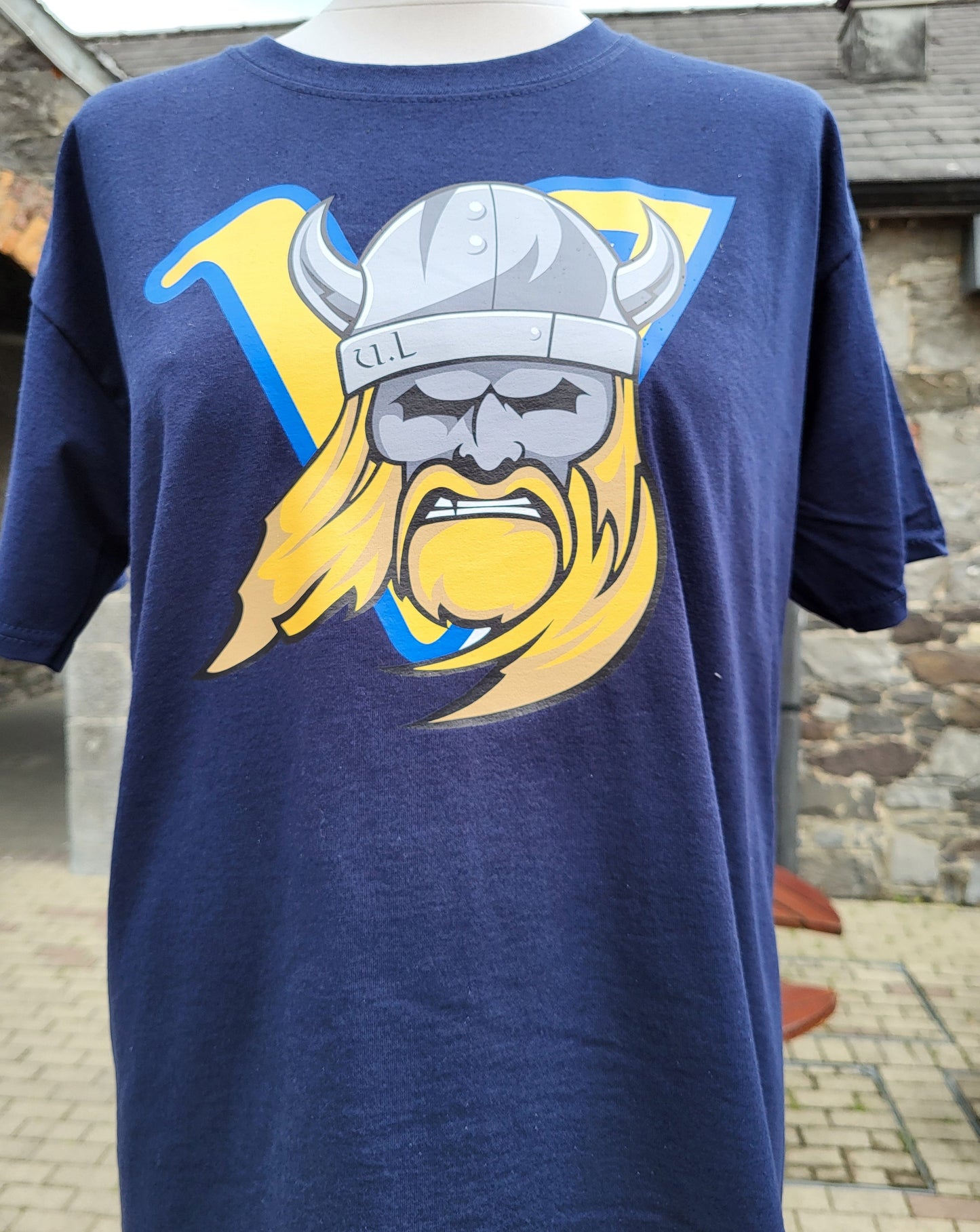 UL Vikings American Football Team Tee Shirt Navy