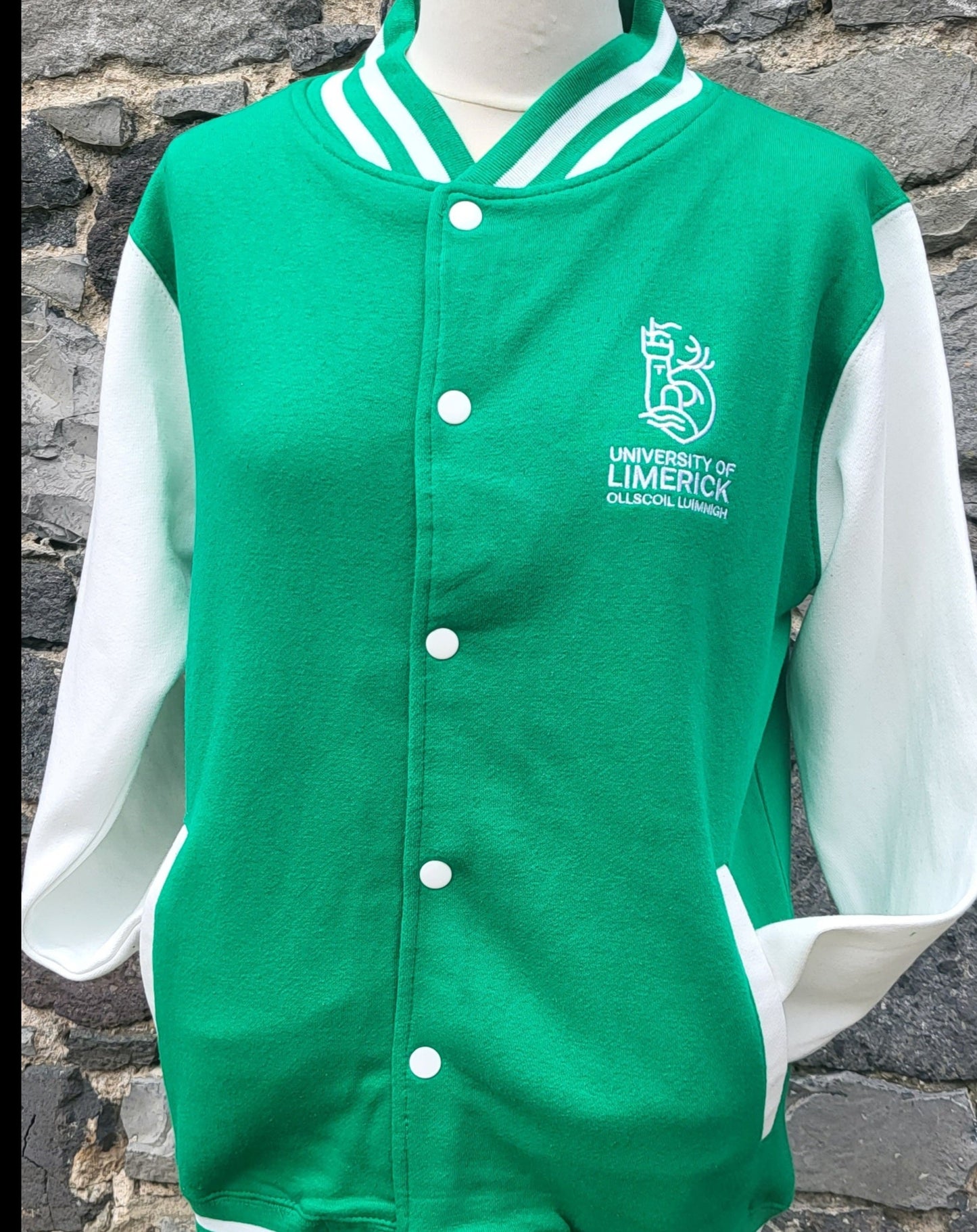 Varsity Jacket in Green