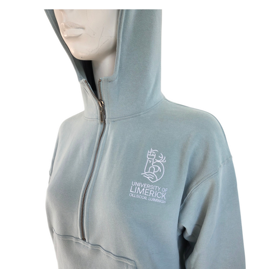 Organic Cotton UL Pullover Hoodie in Slate Green