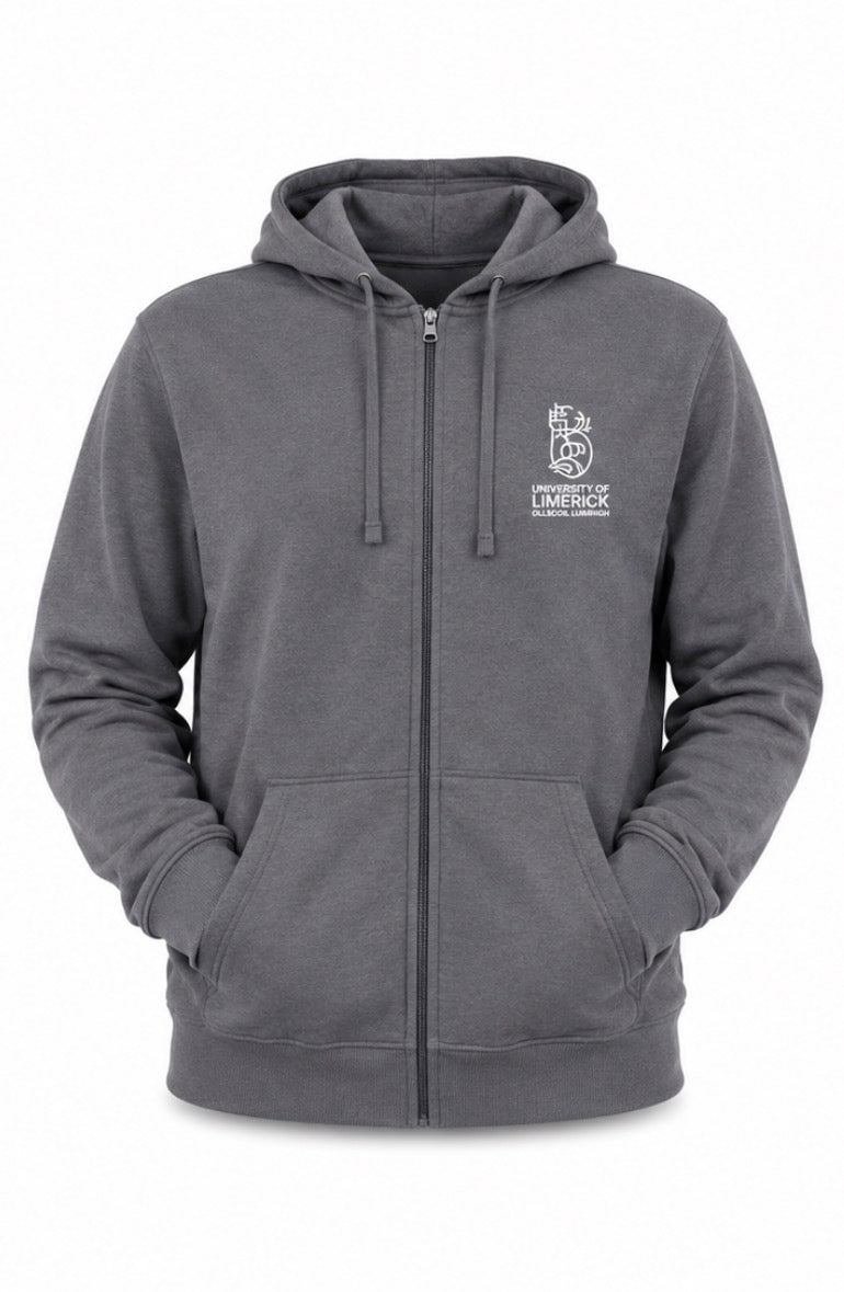 Grey Full Zip Hoodie