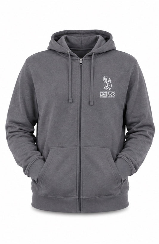 Grey Full Zip Hoodie