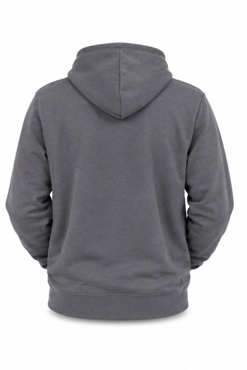 Grey Full Zip Hoodie
