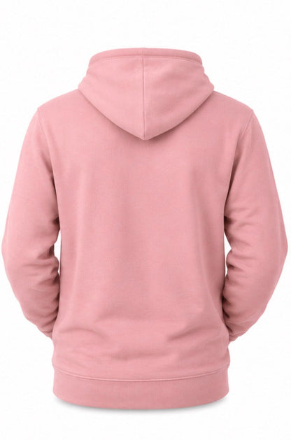 Cropped Top with Hoodie in Dusty Pink