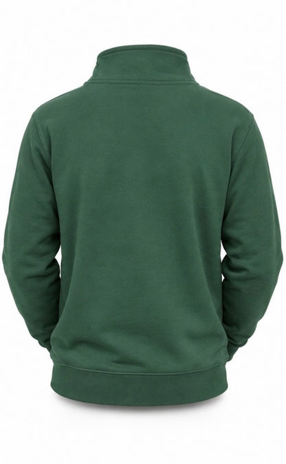 1/2 Zip Bottle Green