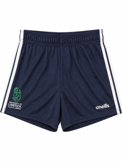 O'Neill's Mourne GAA Shorts Navy with White Stripes