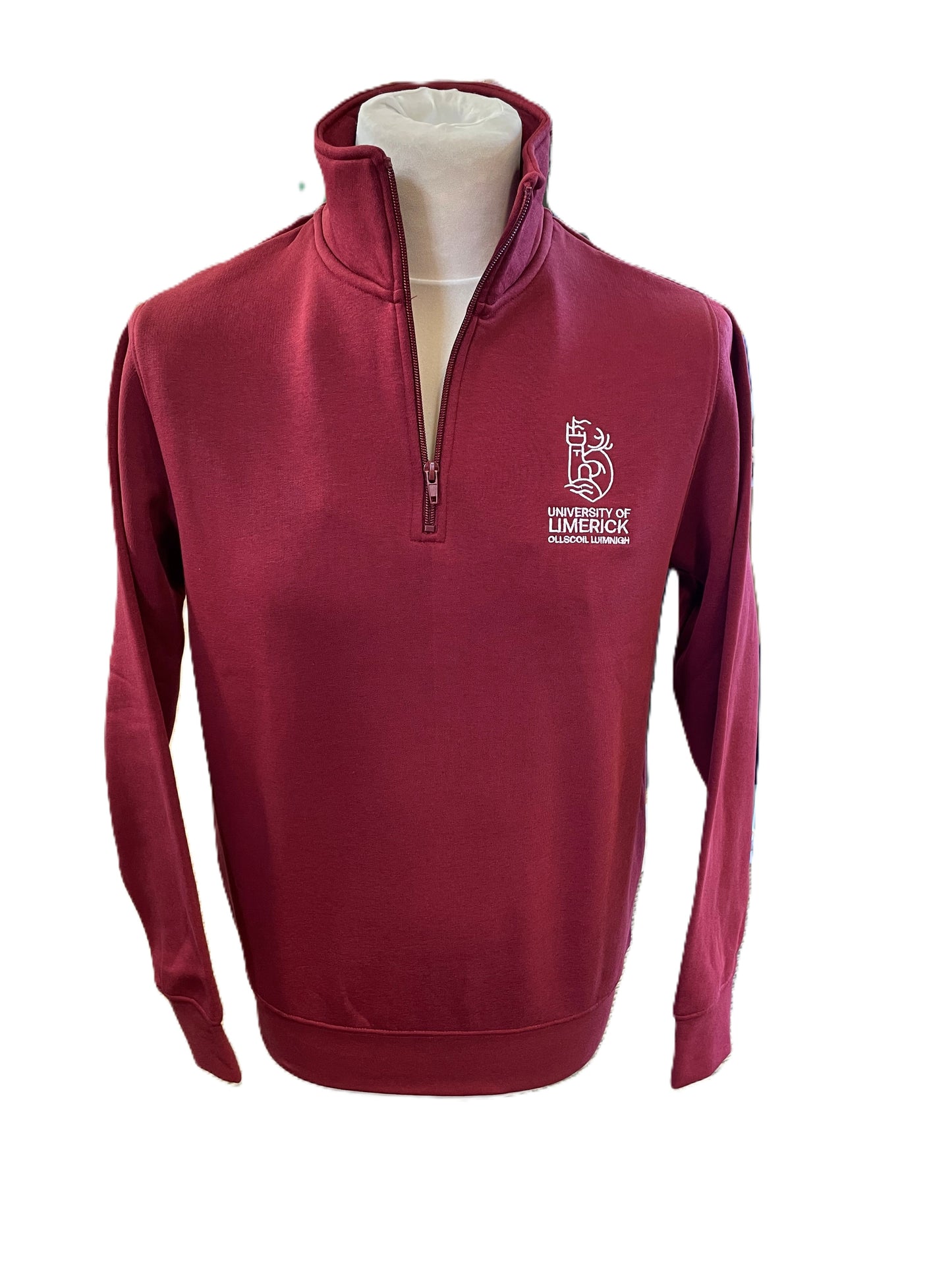 1/2 Zip Sweatshirt Burgundy