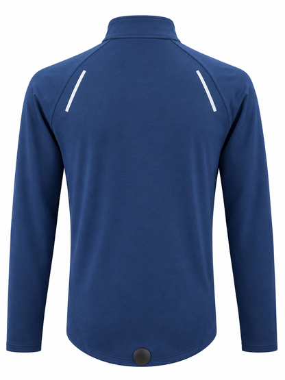 Sports Navy Half Zip Eco