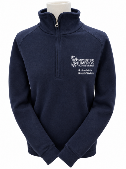 School of Medicine Navy 1/2 Zip (unisex)