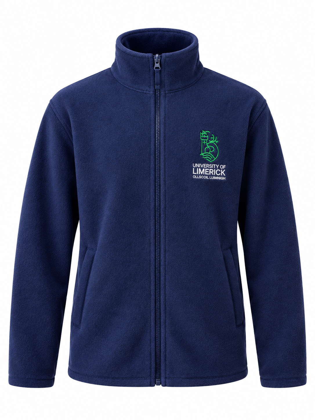 Navy Full Zip Micro Fleece