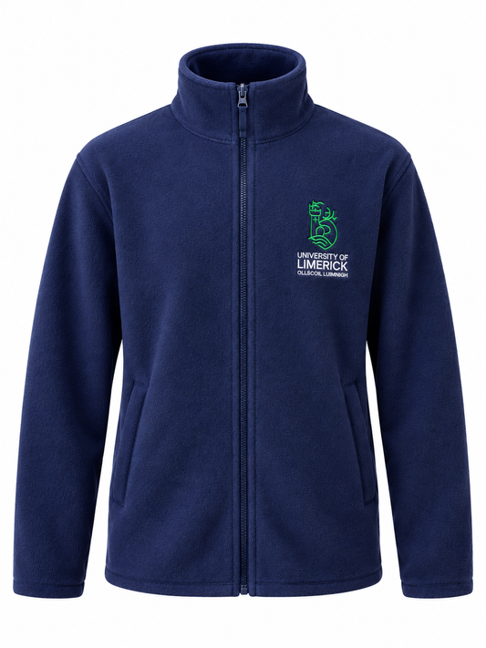 Navy Full Zip Micro Fleece