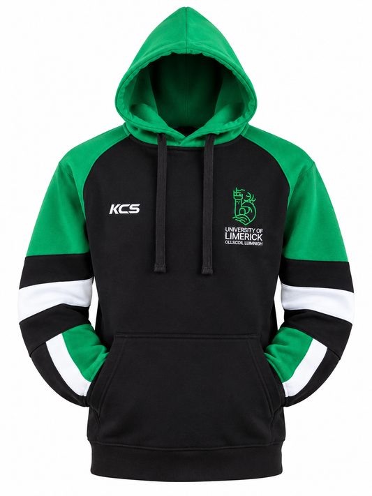 UL Retro Hoodie in Green & Black (Unisex)