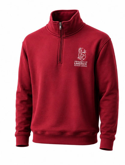 1/2 Zip Sweatshirt Burgundy