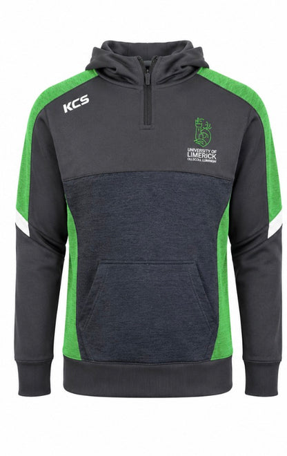 Helios 1/2 Zip Marine/Green with Hood (Unisex) K C Sports