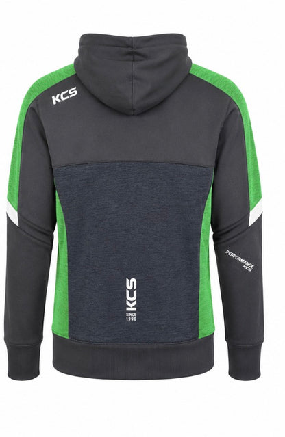 Helios 1/2 Zip Marine/Green with Hood (Unisex) K C Sports
