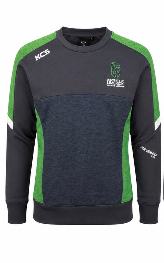 Helios Marine/ Green Sports Sweatshirt  Unisex KC Sports Brand