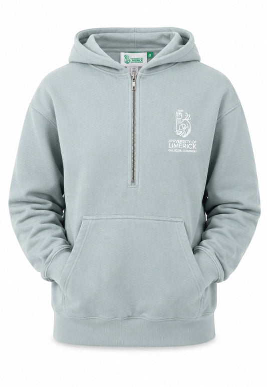 Organic Cotton UL Pullover Hoodie in Slate Green