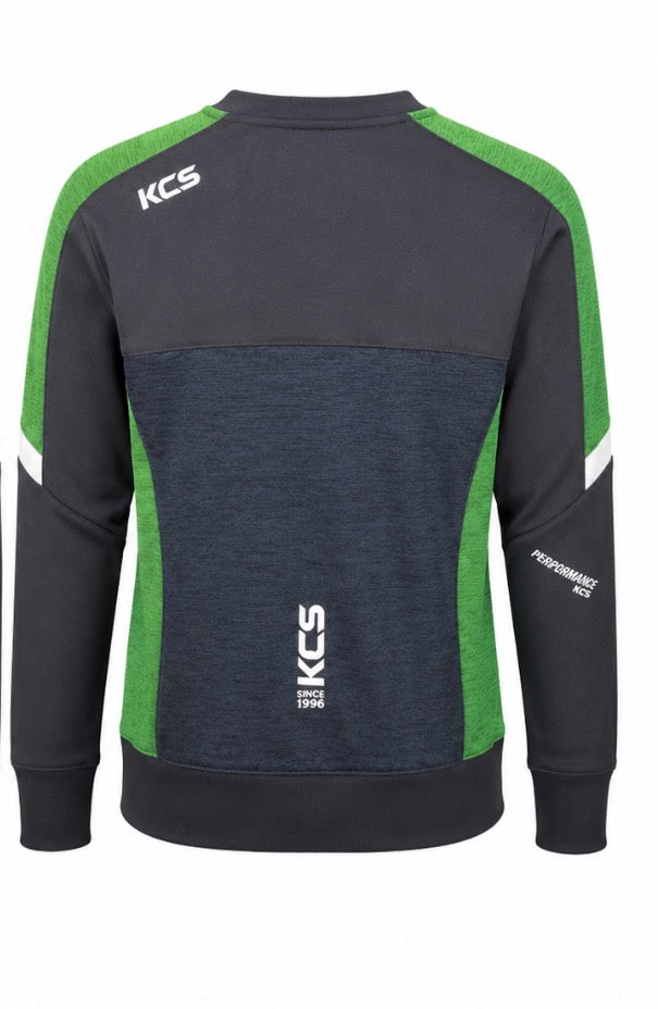 Helios Marine/ Green Sports Sweatshirt  Unisex KC Sports Brand