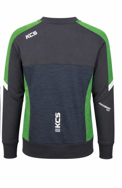 Helios Marine/ Green Sports Sweatshirt  Unisex KC Sports Brand