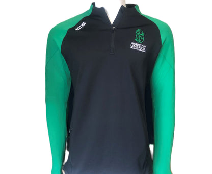 KCS SOUL 1/2 Zip Black /Green