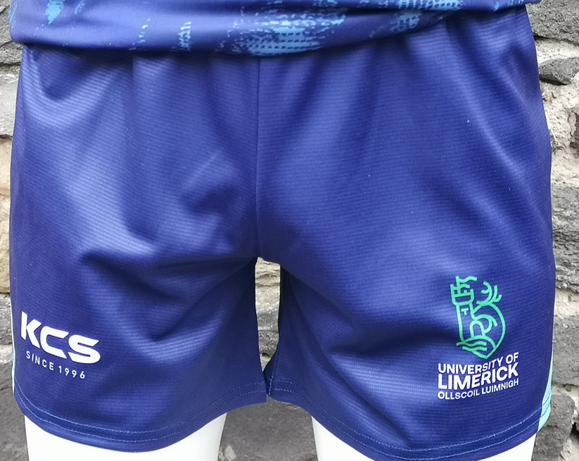 KC Sports Navy GAA Shorts University of Limerick Visitor Centre Store